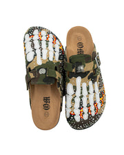 OM NEW YORK Camo Pearl Clogs