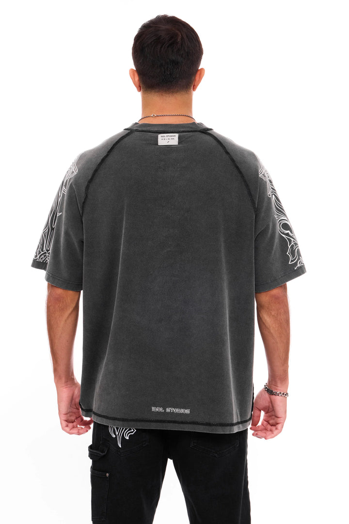 IDOL STUDIOS 2 SIDED - WASHED BLACK