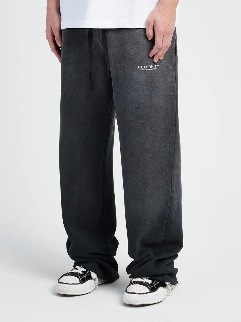 CREATIVE DEPT SWEATPANTS - FADED BLACK