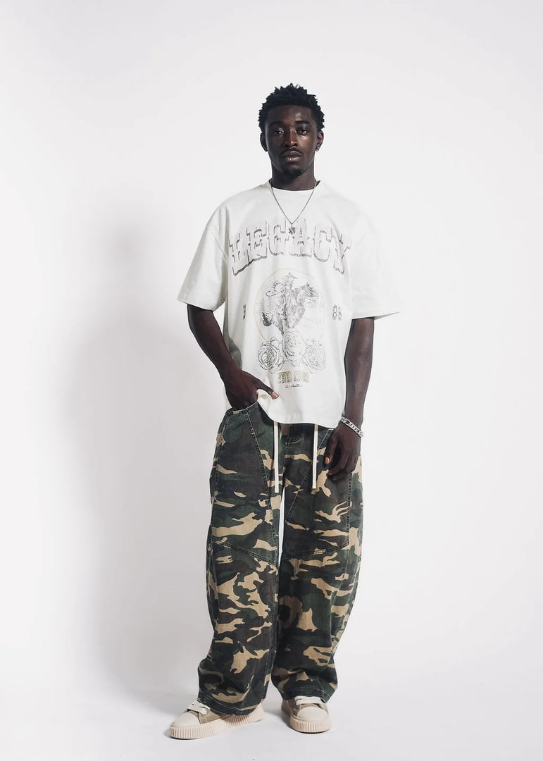 IDOL STUDIOS - LEGACY - OFF WHITE T-SHIRT
