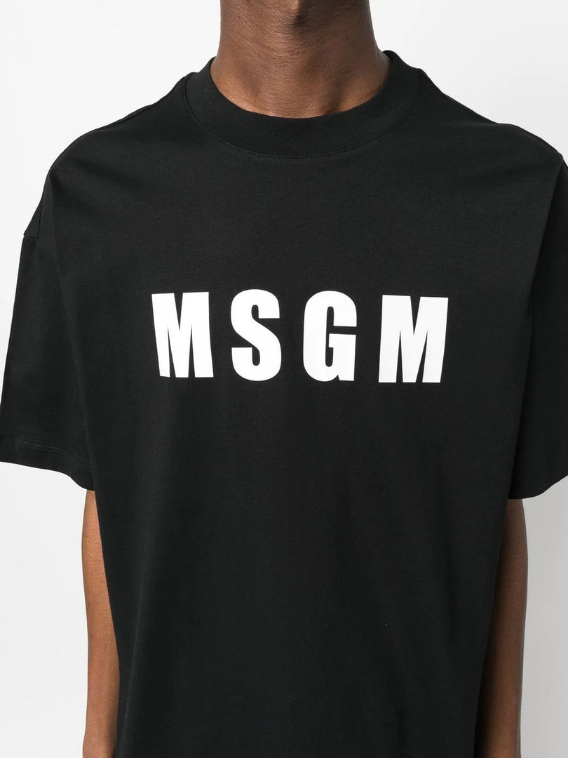 MSGM LOGO-PRINT T-SHIRT