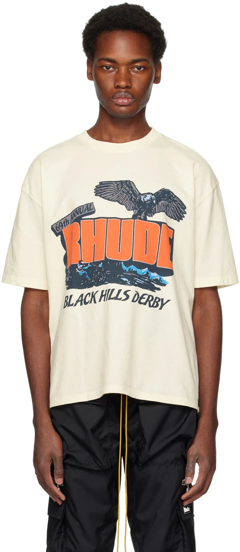 RHUDE  HILLS RALLY TEE