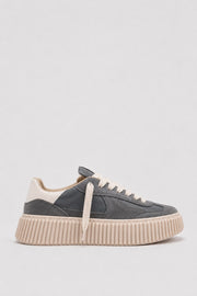 RHUN 1989 gray suede nylon beige gray