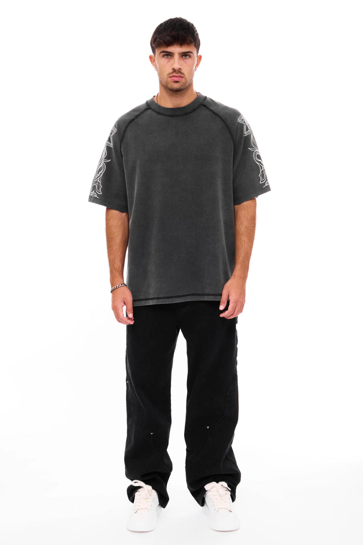 IDOL STUDIOS 2 SIDED - WASHED BLACK