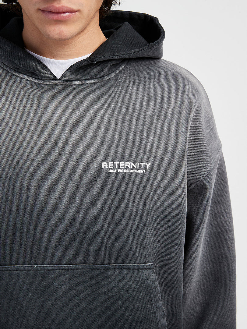 CREATIVE DEPT HOODIE - FADED BLACK