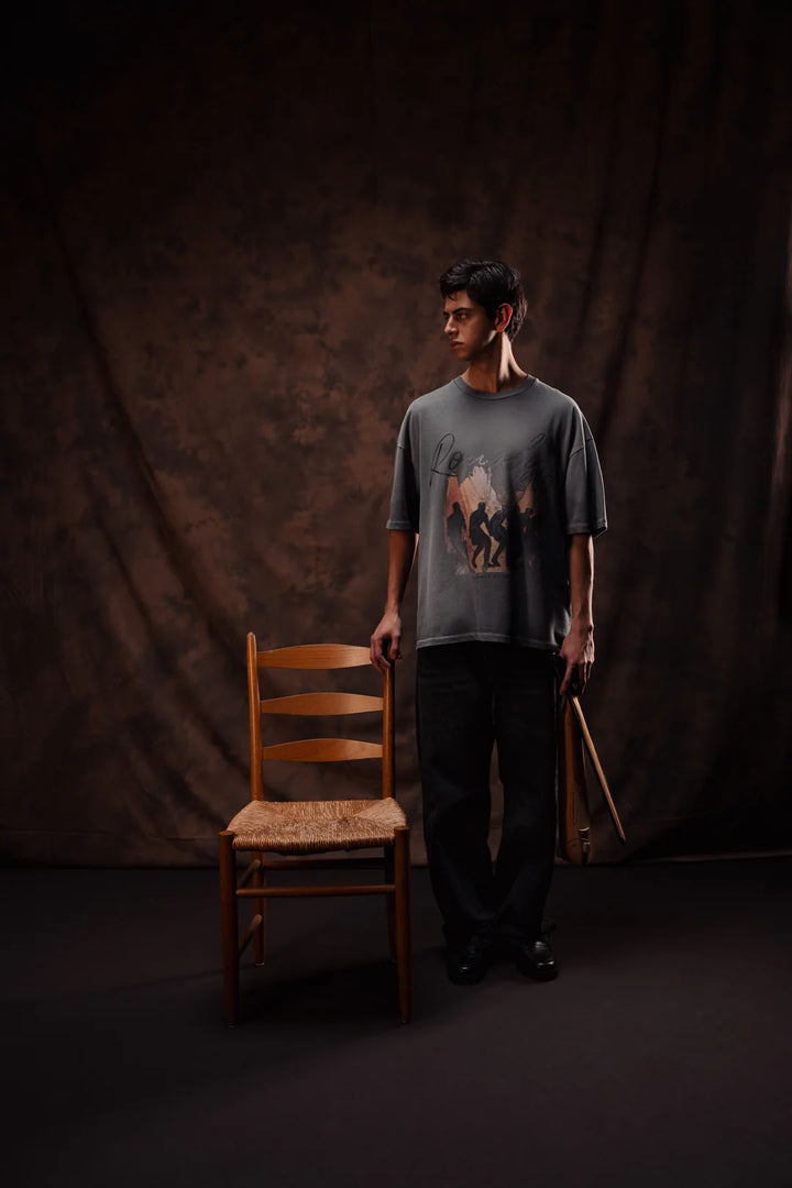 ROUGH PONTOS PRINT T-SHIRT