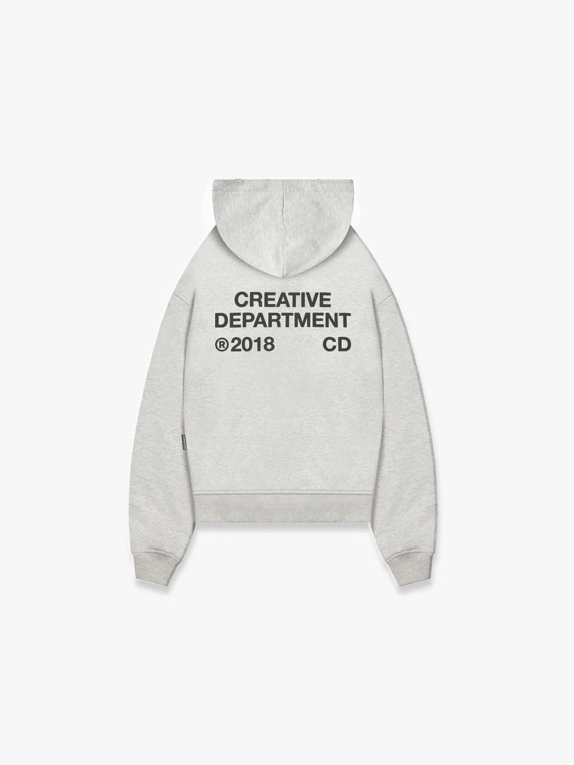 CREATIVE DEPT HOODIE - MELANGE GREY