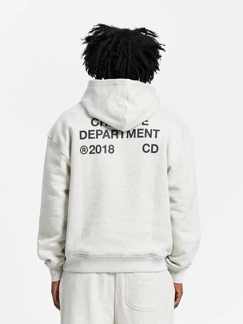CREATIVE DEPT HOODIE - MELANGE GREY