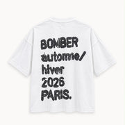 BOMBER - AUTOMNE HIVER T-SHIRT WHITE