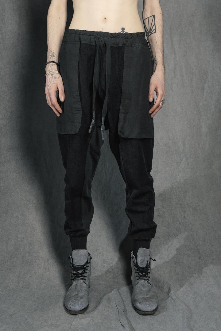 69 BY ISAAC SELLAM - GUSSET PANTS SPONGE NOIR