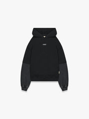 DOUBLE SLEEVE HOODIE - WASHED GREY