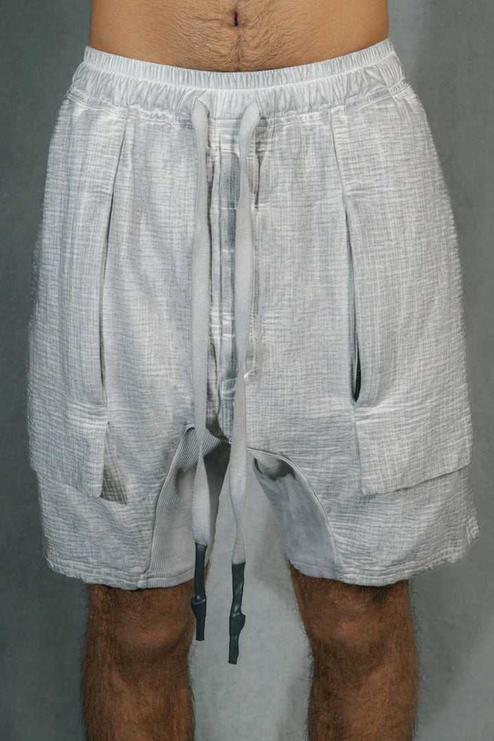 69 BY ISAAC SELLAM - GUSSET SHORT GAUFRÉ ALU
