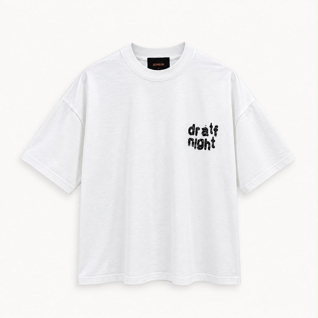 BOMBER - AUTOMNE HIVER T-SHIRT WHITE