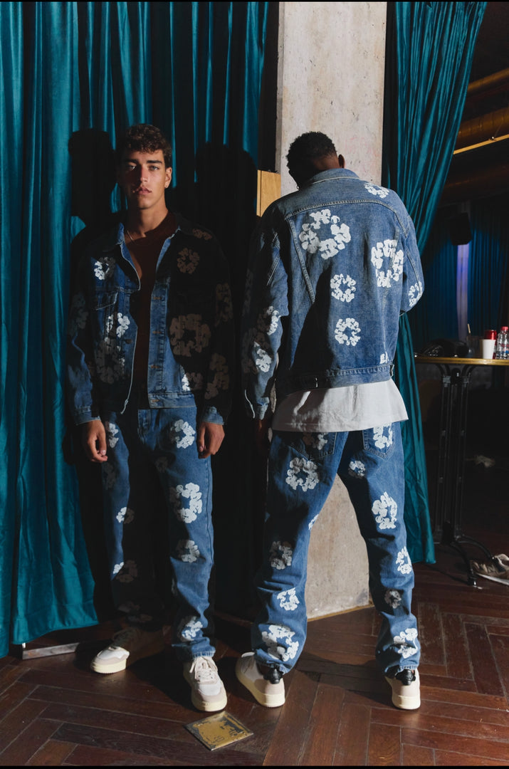 SÌ FLOWERS JEANS