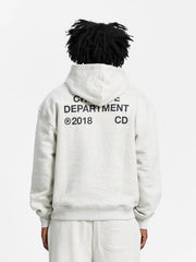 CREATIVE DEPT ZIP-HOODIE - MELANGE GREY