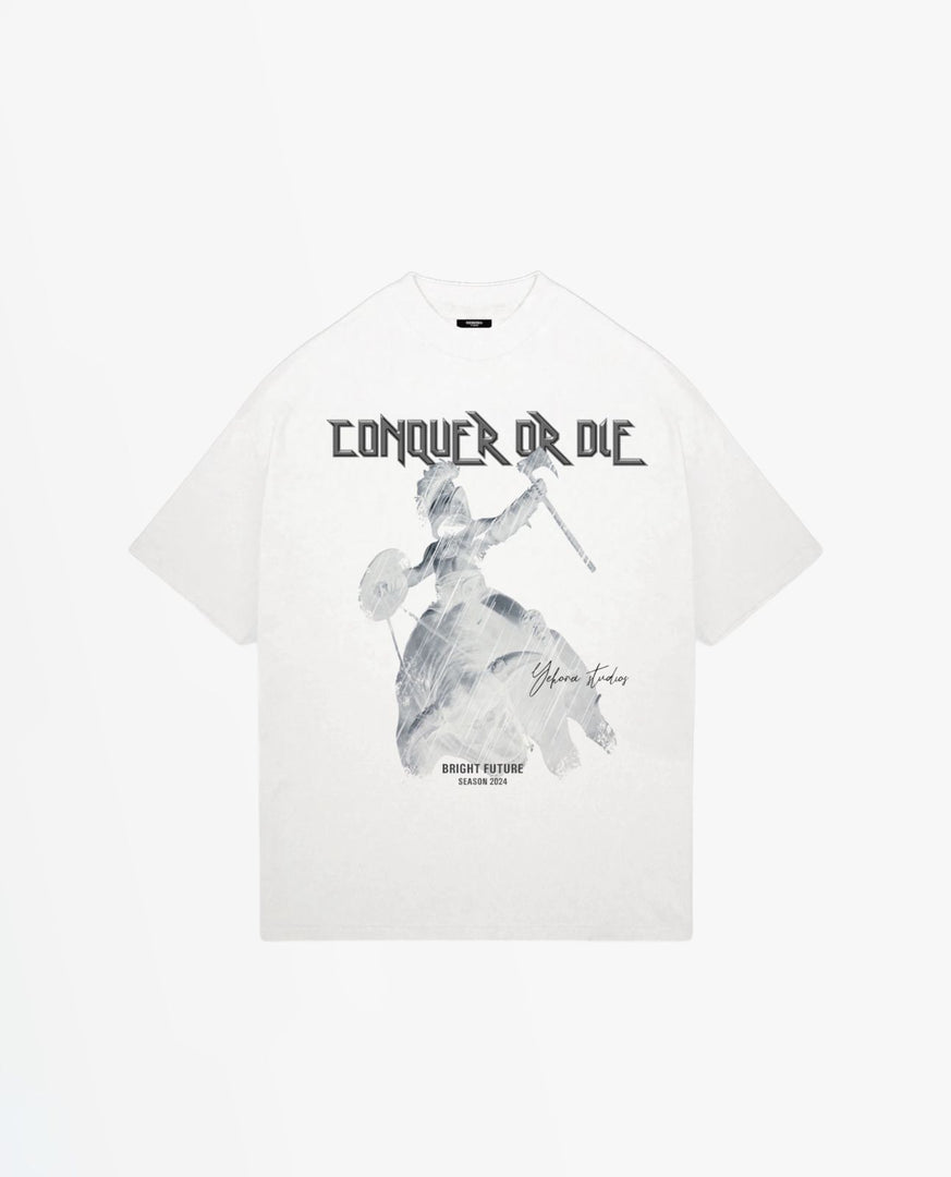 YEHONA Conquer or die - flat white
