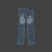 IDOL STUDIOS
Washed blue carpenter denim