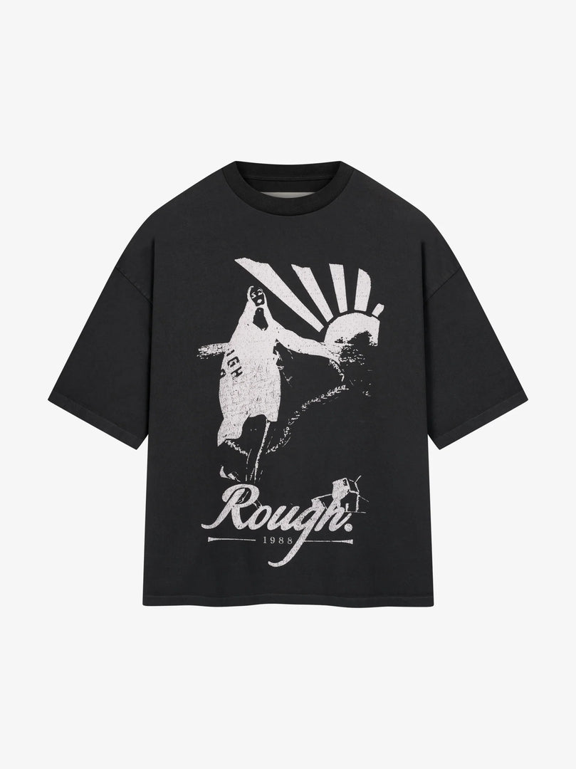 ROUGH VINTAGE POSTCARD T-SHIRT