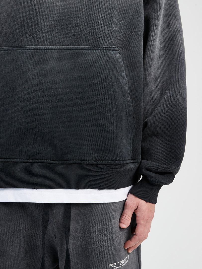 CREATIVE DEPT HOODIE - FADED BLACK