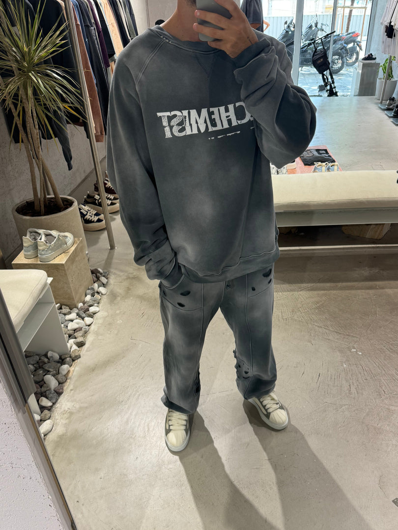 ALCHEMIST - RIPPED LOGO LONG SHIRT