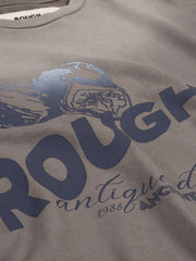 ROUGH BLEACHED VINTAGE FIG T-SHIRT