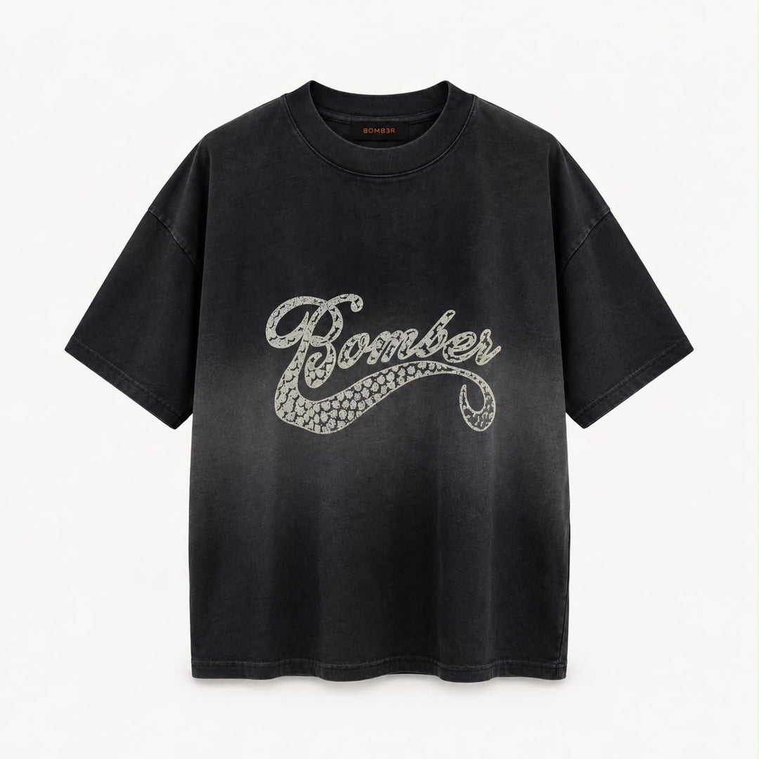 BOMBER - HOLLYWOOD T-SHIRT VINTAGE BLACK