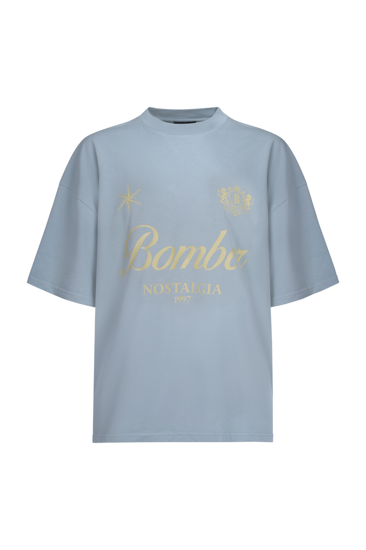BOMBER TEE SKY BLUE