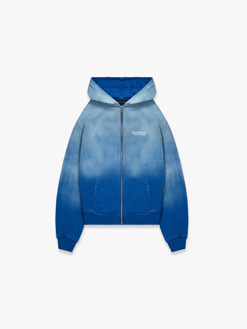 CREATIVE DEPT ZIP-HOODIE - FADED BLUE
