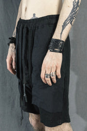 69 BY ISAAC SELLAM - GUSSET SHORT GRILLAGE NOIR