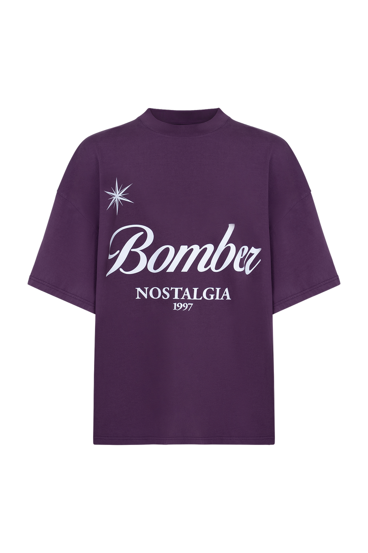 BOMBER TEE PURPLE