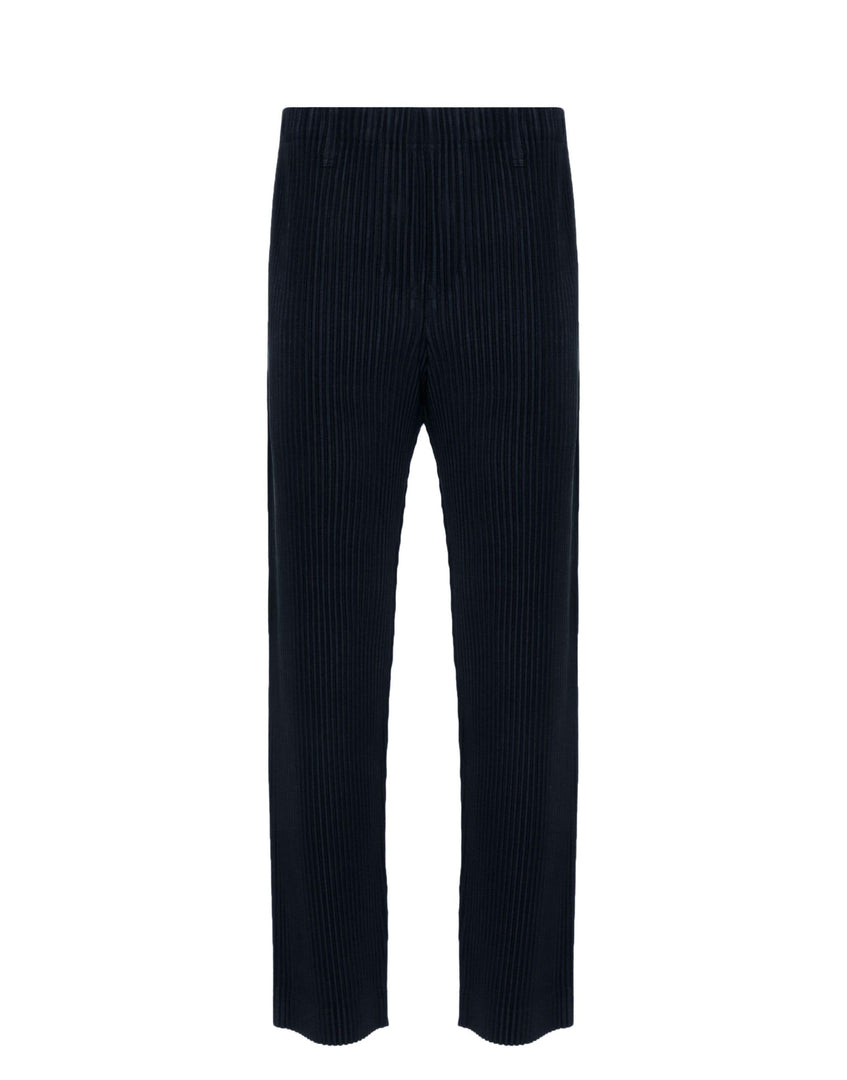 HOMME PLISSE ISSEY MIYAKE BLUE TROUSERS