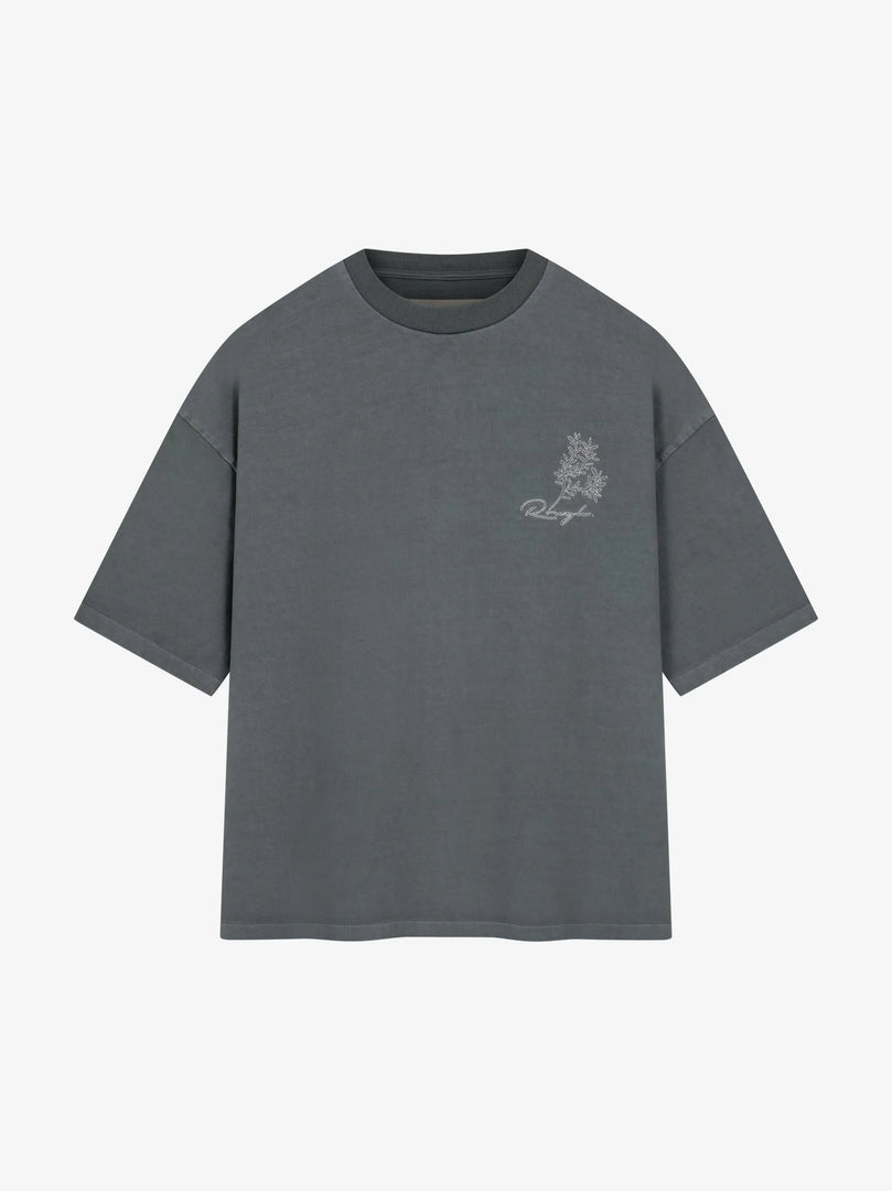 ROUGH OLIVE STICHED T-SHIRT