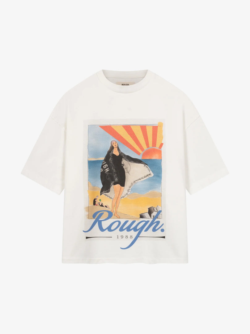 ROUGH VINTAGE POSTCARD T-SHIRT