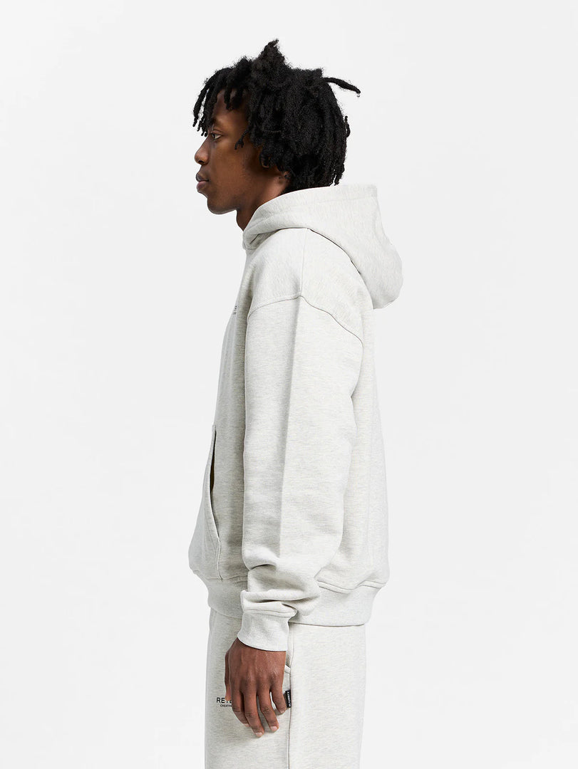 CREATIVE DEPT ZIP-HOODIE - MELANGE GREY
