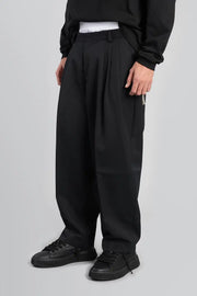 STATE OF ORDER BOKU BLACK WOOL PANTS