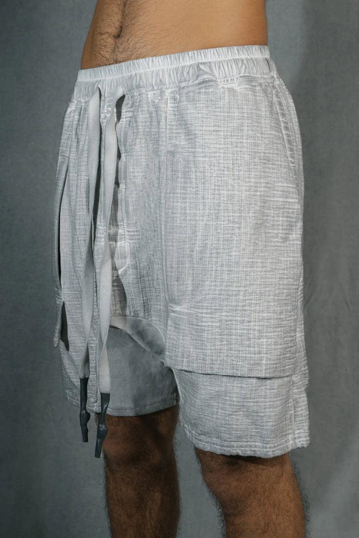 69 BY ISAAC SELLAM - GUSSET SHORT GAUFRÉ ALU
