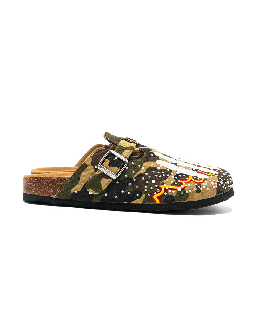 OM NEW YORK Camo Pearl Clogs