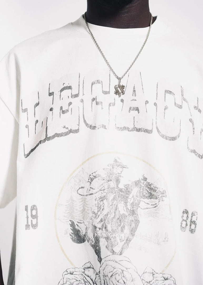 IDOL STUDIOS - LEGACY - OFF WHITE T-SHIRT