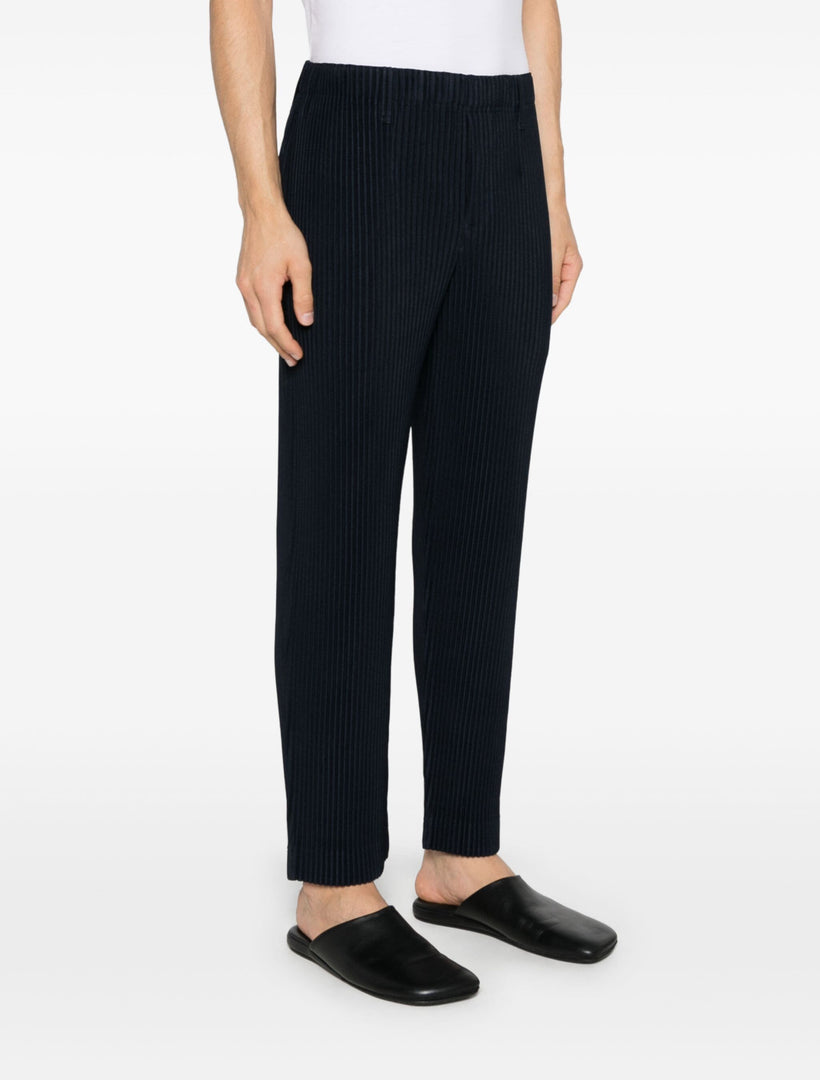 HOMME PLISSE ISSEY MIYAKE BLUE TROUSERS