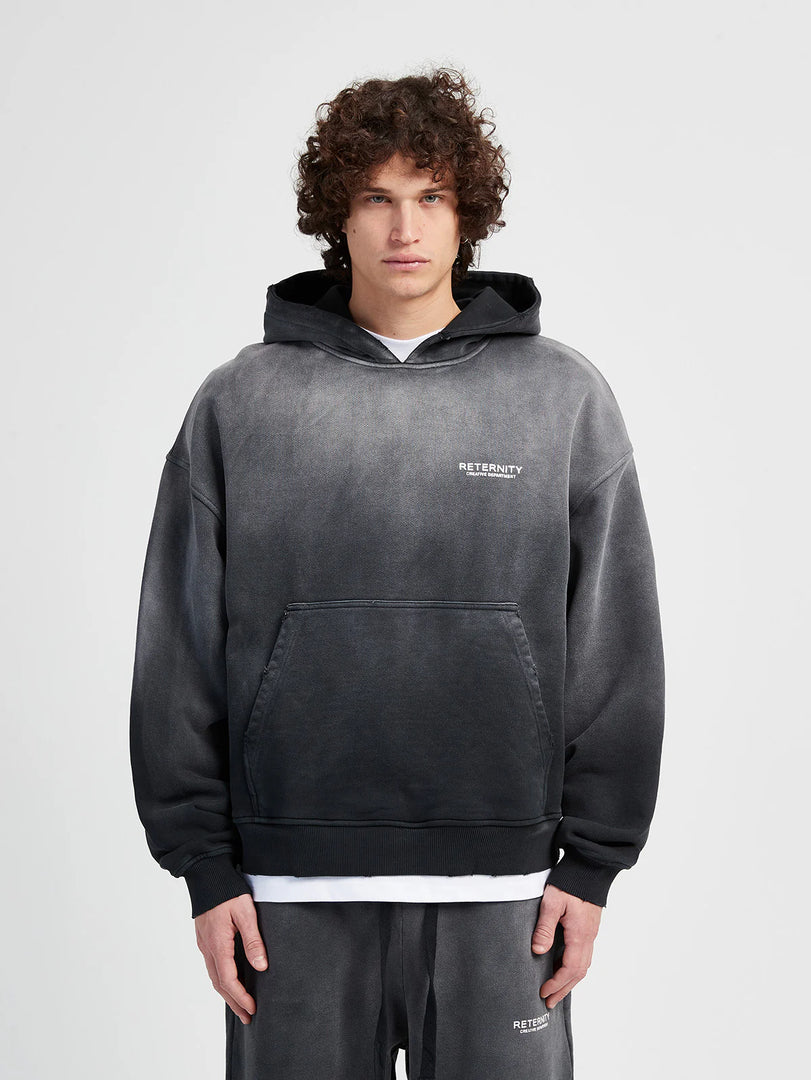 CREATIVE DEPT HOODIE - FADED BLACK