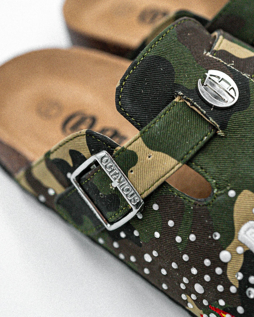 OM NEW YORK Camo Pearl Clogs