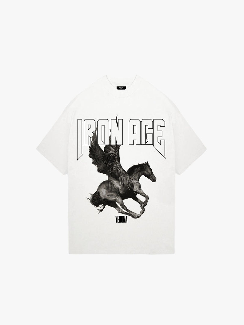 YEHONA Pegasus run away - vintage white