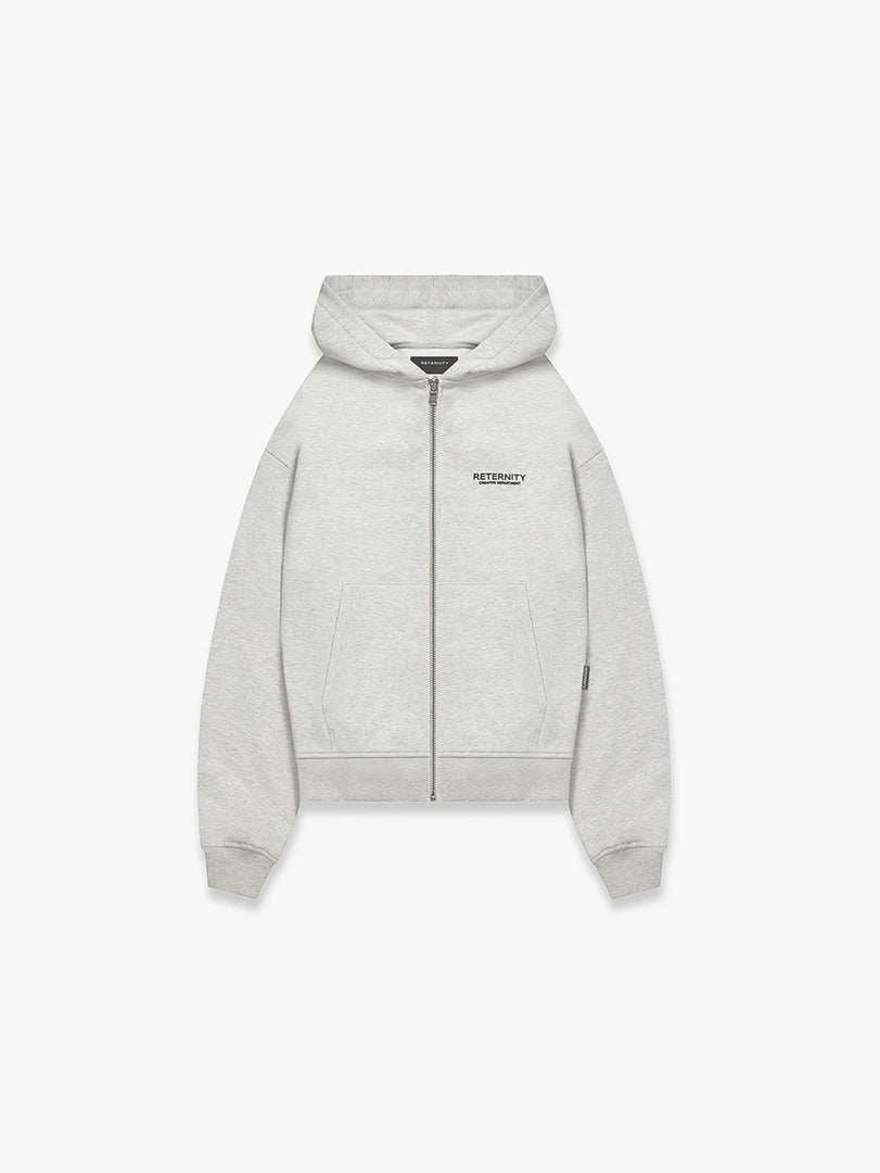 CREATIVE DEPT ZIP-HOODIE - MELANGE GREY