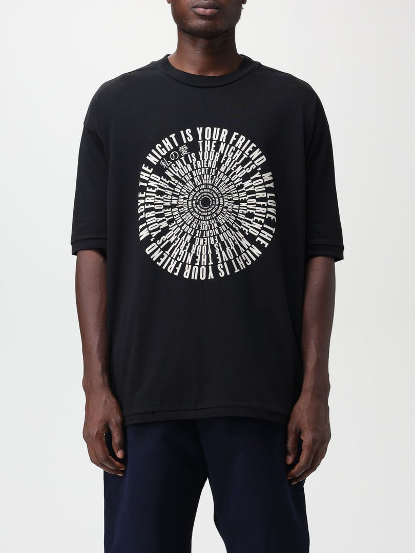 THOM KROM SLOGAN BLACK TEE
