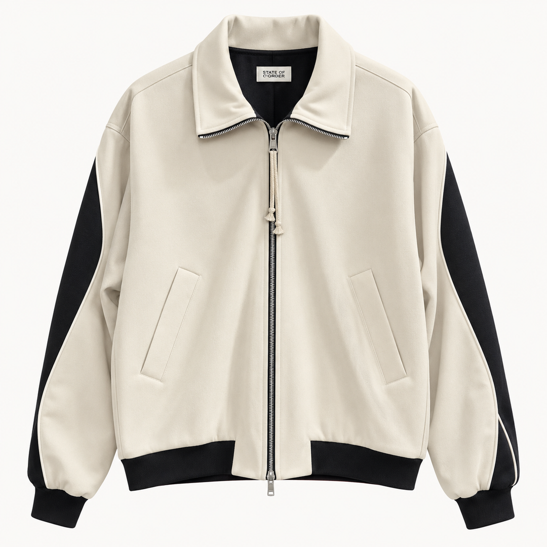 STATE OF ORDER BEIGE BLACK JACKET