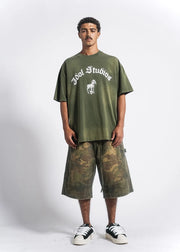 IDOL STUDIOS - AURA - WASHED GREEN T-SHIRT