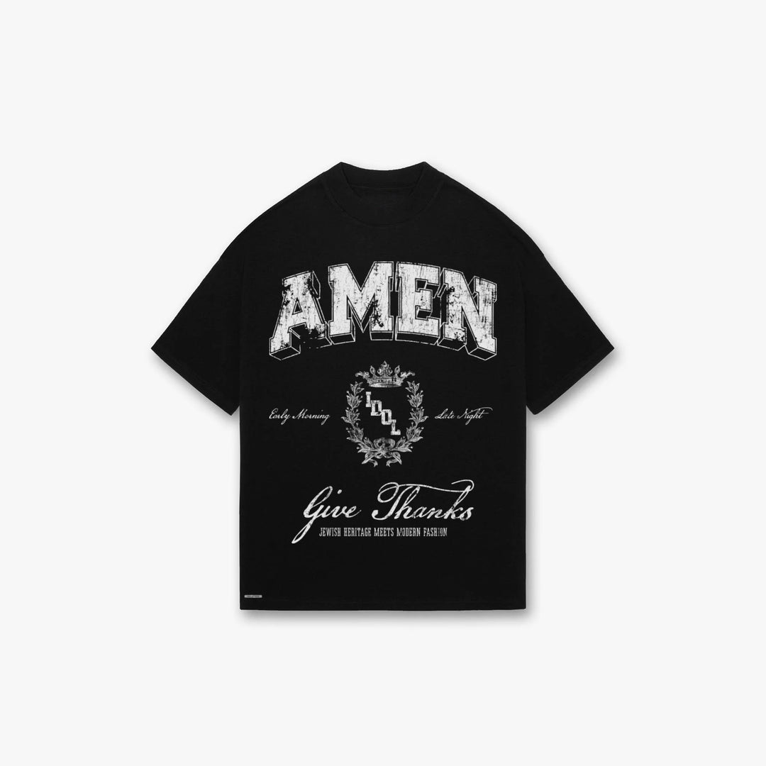 IDOL STUDIOS - AMEN - BLACK T-SHIRT