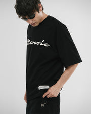 MONOIC - Riva Boxy Fit T-Shirt - Jet Black