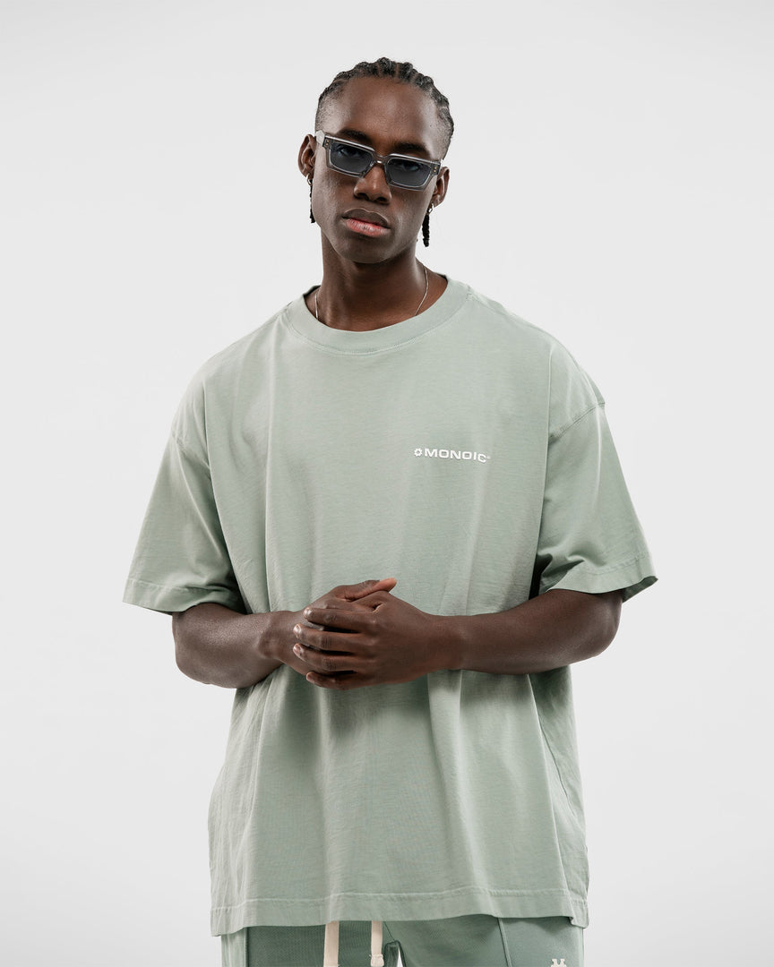 MONOIC - Basic Oversized T-Shirt V2 - Mint Green