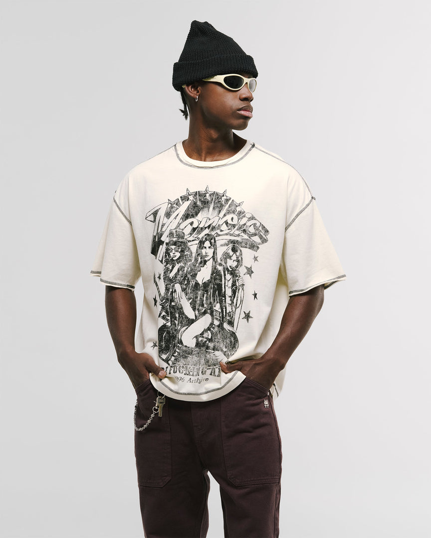 MONOIC - We're Fucking Artists Boxy Fit T-Shirt – Off-White